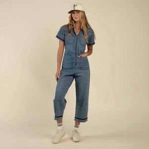 Sendero Women's Blue Denim Jumpsuit
